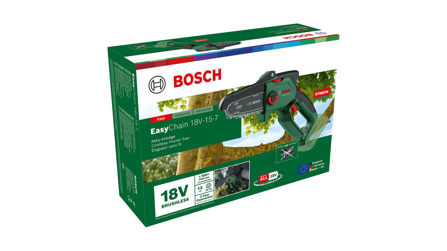 BOSCH Home Garden AkkuAstsaege EasyChain 18V157 15,0 cm 18,0 V, ohne Akku