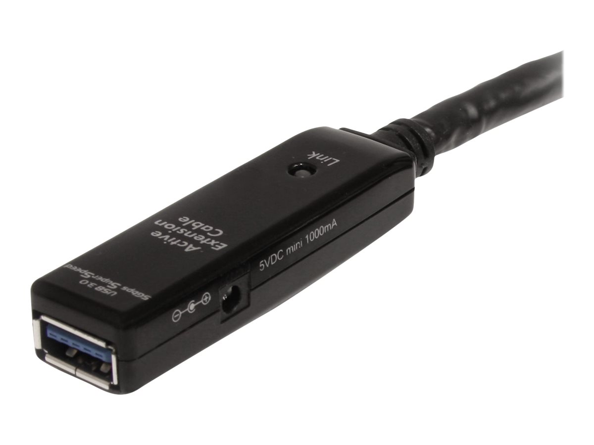 StarTech.com 5 m aktives USB 3.0 Verlängerungskabel - Stecker/Buchse - USB 3.0 SuperSpeed Kabel Verlängerung - USB-Verlängerungskabel - 5 m