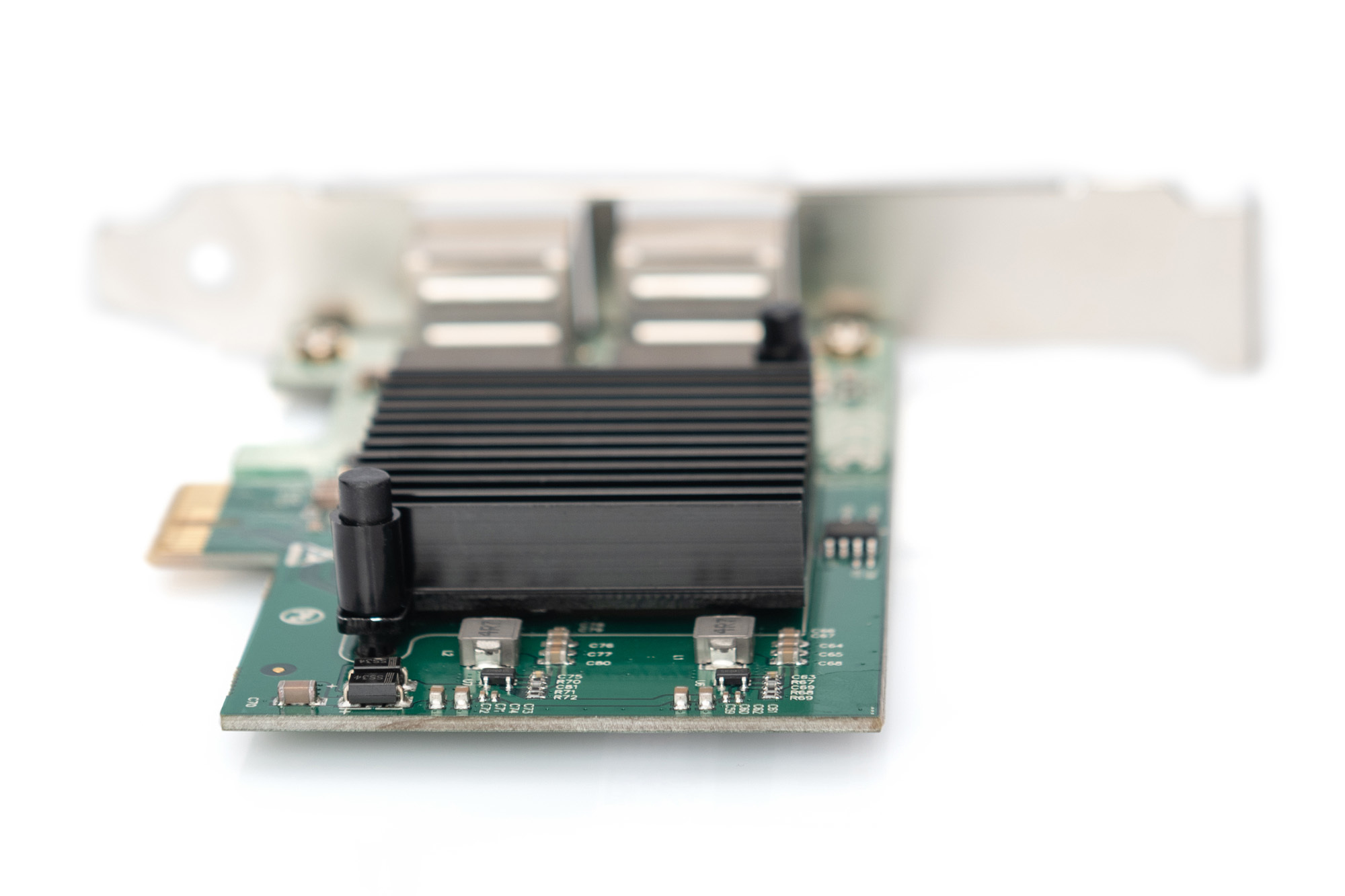 DIGITUS DN-10132 Gigabit Ethernet PCI Express Card 2-port 32-bit low profile bracket Intel chipset