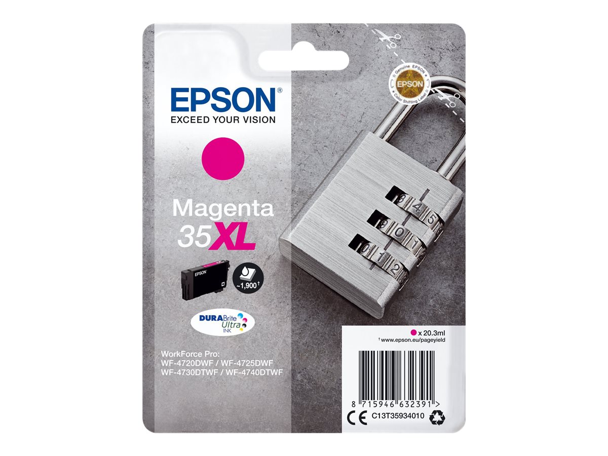 C13T35934010 EPSON WF Tinte magenta HC C13T35934010 EPSON WF Tinte magenta HC