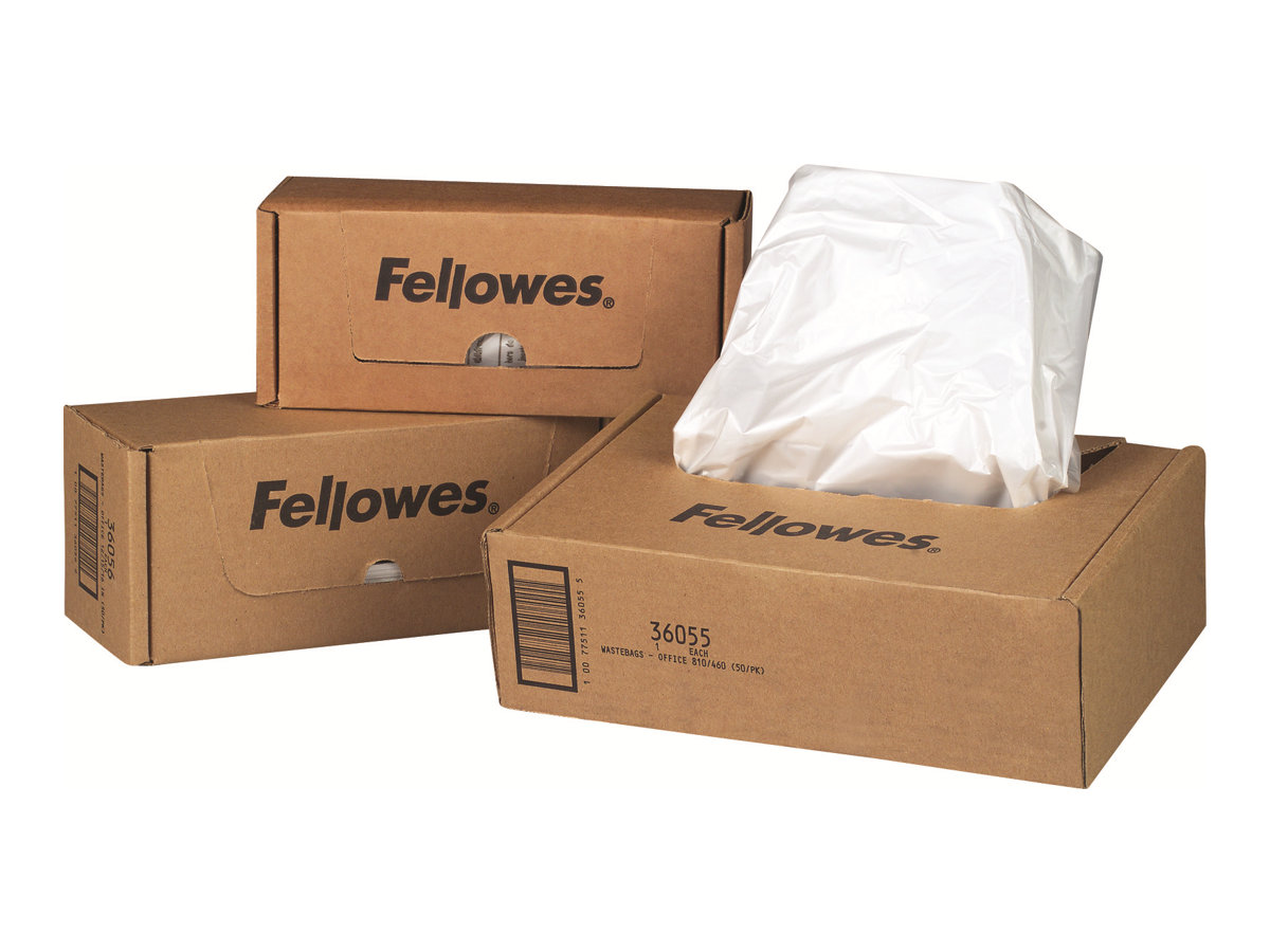 50 Fellowes Muellbeutel fuer Aktenvernichter 75,0 l
