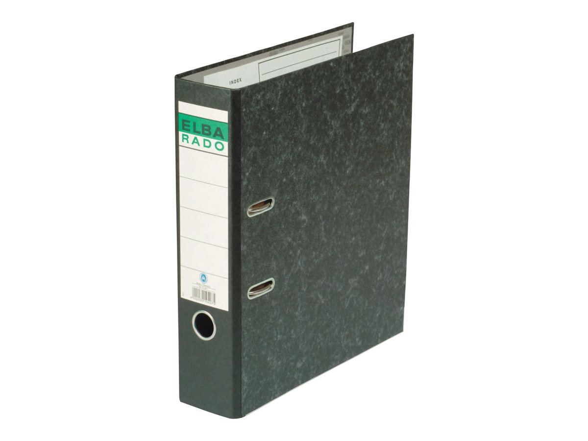 ELBA rado Wolkenmarmor Ordner schwarz marmoriert Karton 8,0 cm DIN A4 ELBA rado Wolkenmarmor Ordner schwarz marmoriert Karton 8,0 cm DIN A4
