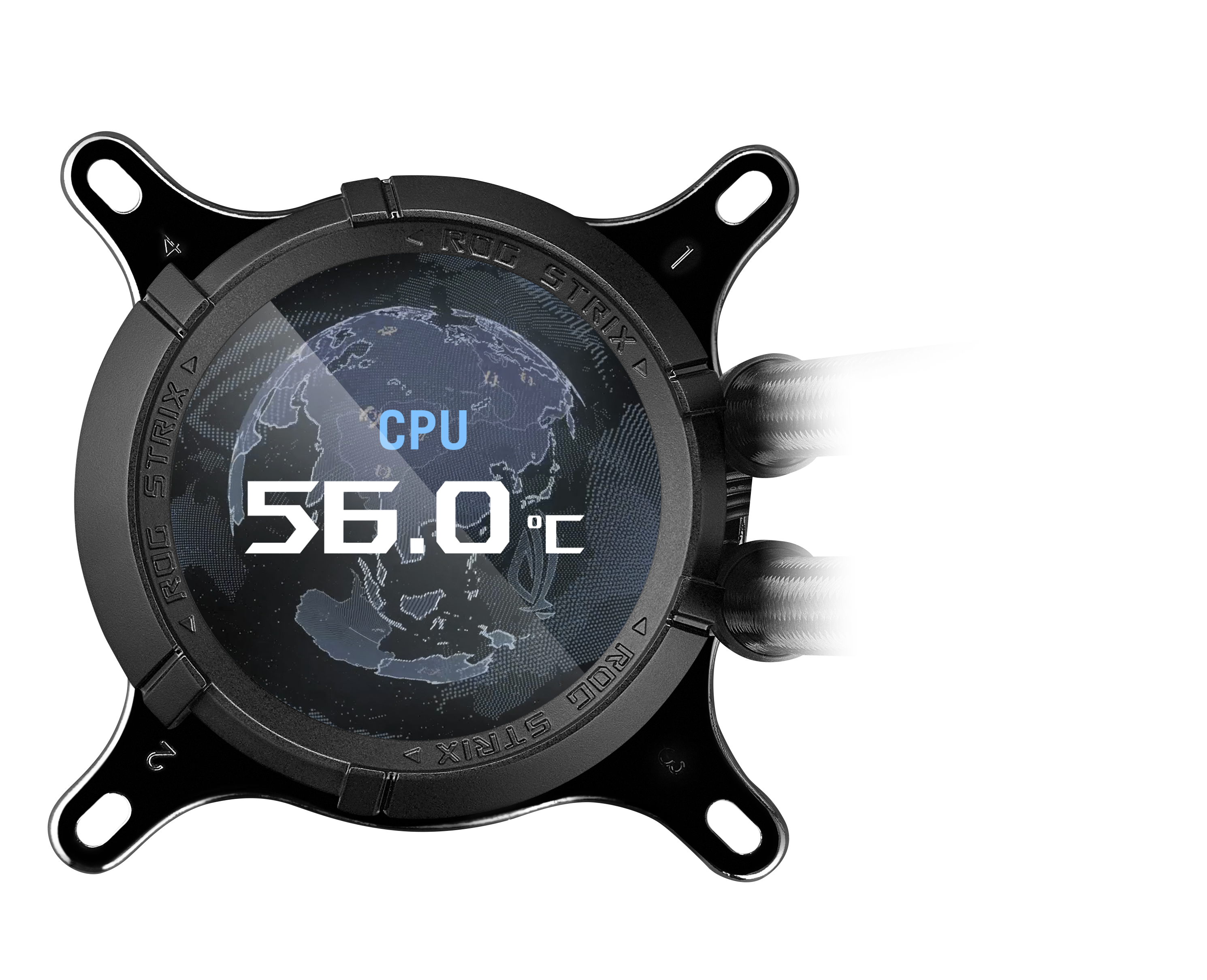 ASUS ROG Strix LC III ARGB LCD allinone CPU liquid cooler with 21 IPS LCD Aseteks new Gen7 v2 pump and premium ROG ARGB fans