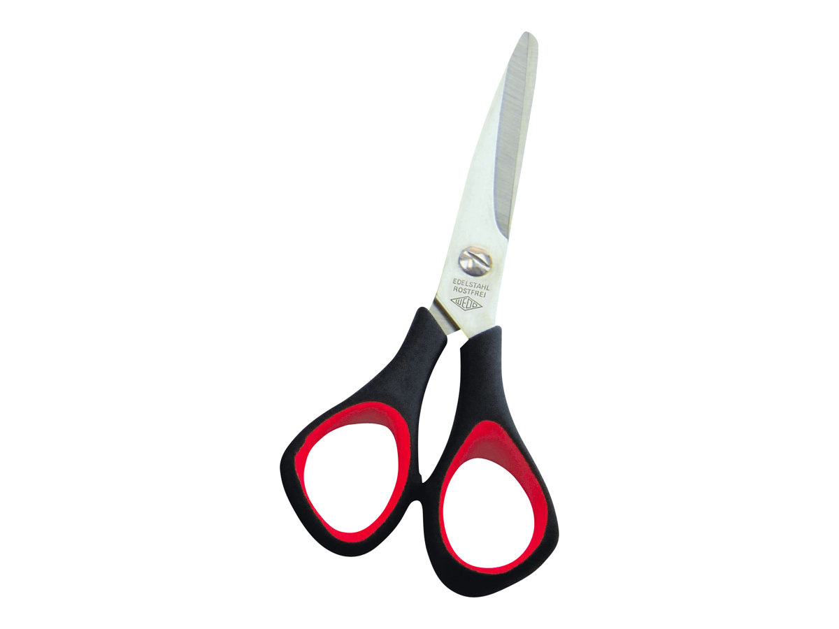 WEDO Papierschere schwarz-rot 14,0 cm WEDO Papierschere schwarz-rot 14,0 cm