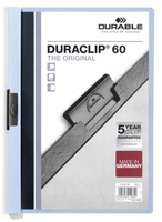 25 DURABLE Klemmhefter DURACLIP  hellblau