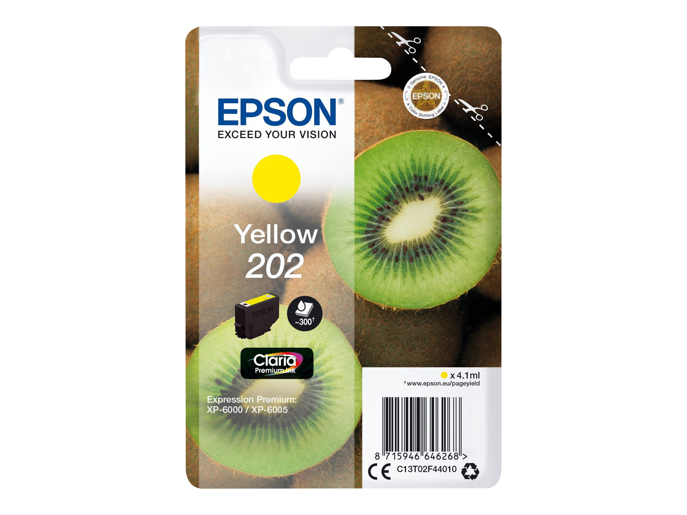 C13T02F44010 EPSON XP Tinte yellow C13T02F44010 EPSON XP Tinte yellow