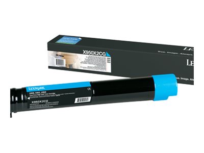 X950X2CG LEXMARK X950 Toner cyan 22.000