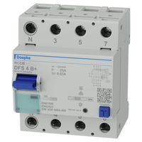 Doepke FI-Schutzschalter allstromsensitiv DFS 4 040-4/0,30-B+ Doepke FI-Schutzschalter allstromsensitiv DFS 4 040-4/0,30-B+