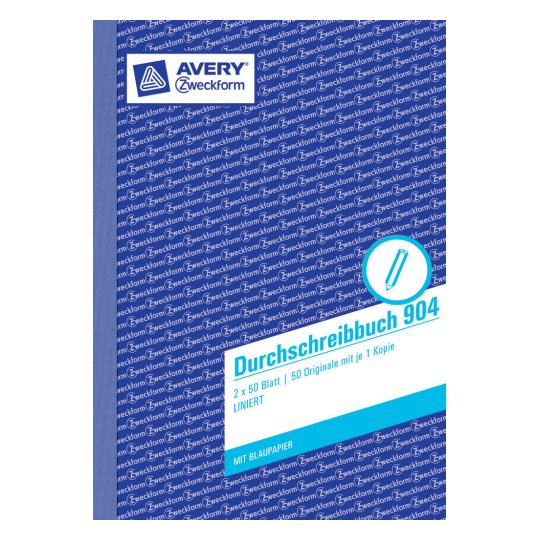 AVERY Zweckform Durchschreibebuch Formularbuch 904