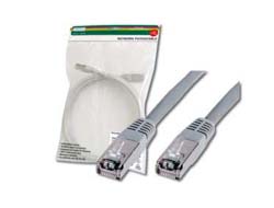 DIGITUS CAT 5e SF-UTP Patchk. Cu, PVC AWG 26/7, 15 m, GR