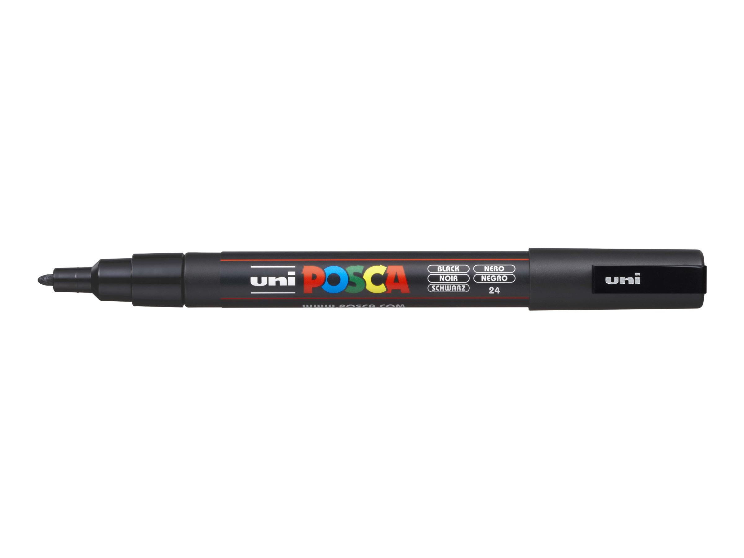 uni-ball POSCA PC-3M Acrylstift schwarz 0,9 - 1,3 mm, 1 St.