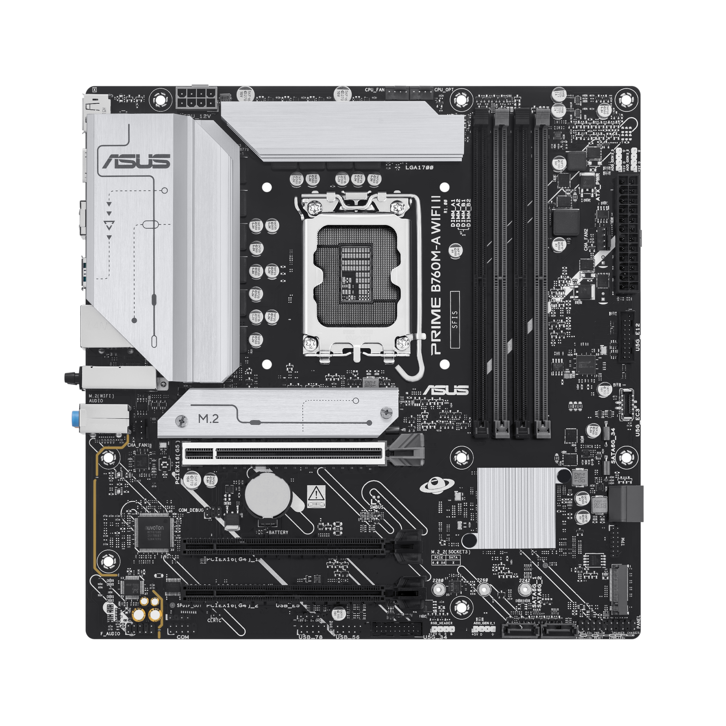 ASUS PRIME B760M-A WIFI II micro ATX LGA1700 Wi-Fi 6E
