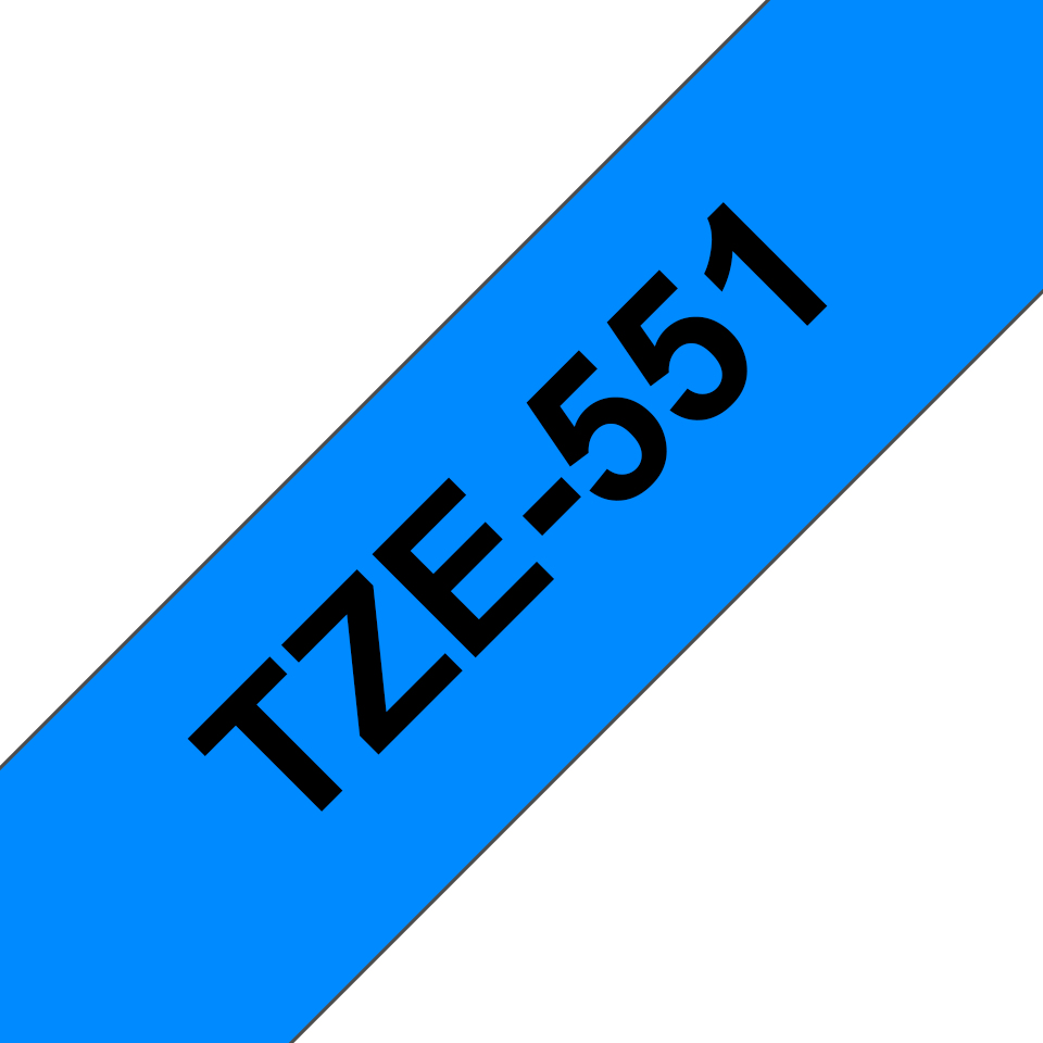 TZE551 BROTHER PT Schriftband 24mm blau