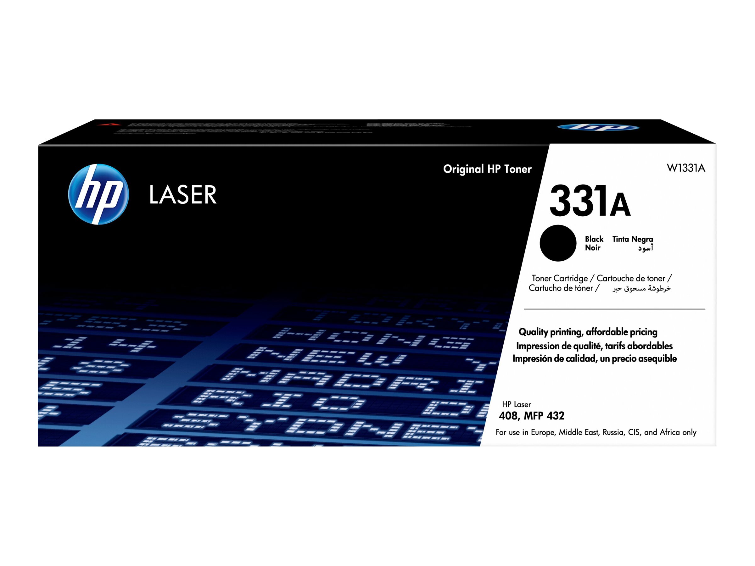 HP 331A (W1331A) schwarz Tonerkartusche HP 331A (W1331A) schwarz Tonerkartusche