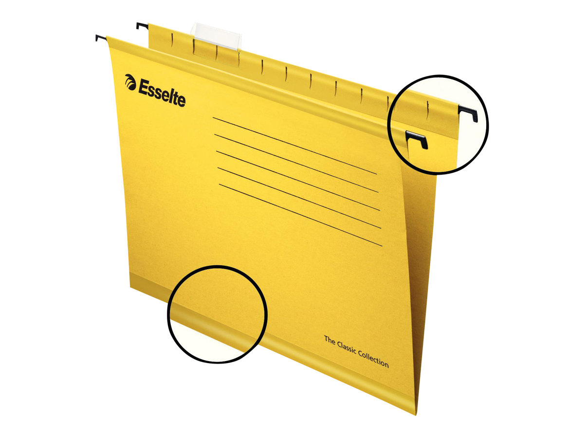 25 Esselte Haengemappen Pendaflex Collection gelb 25 Esselte Haengemappen Pendaflex Collection gelb