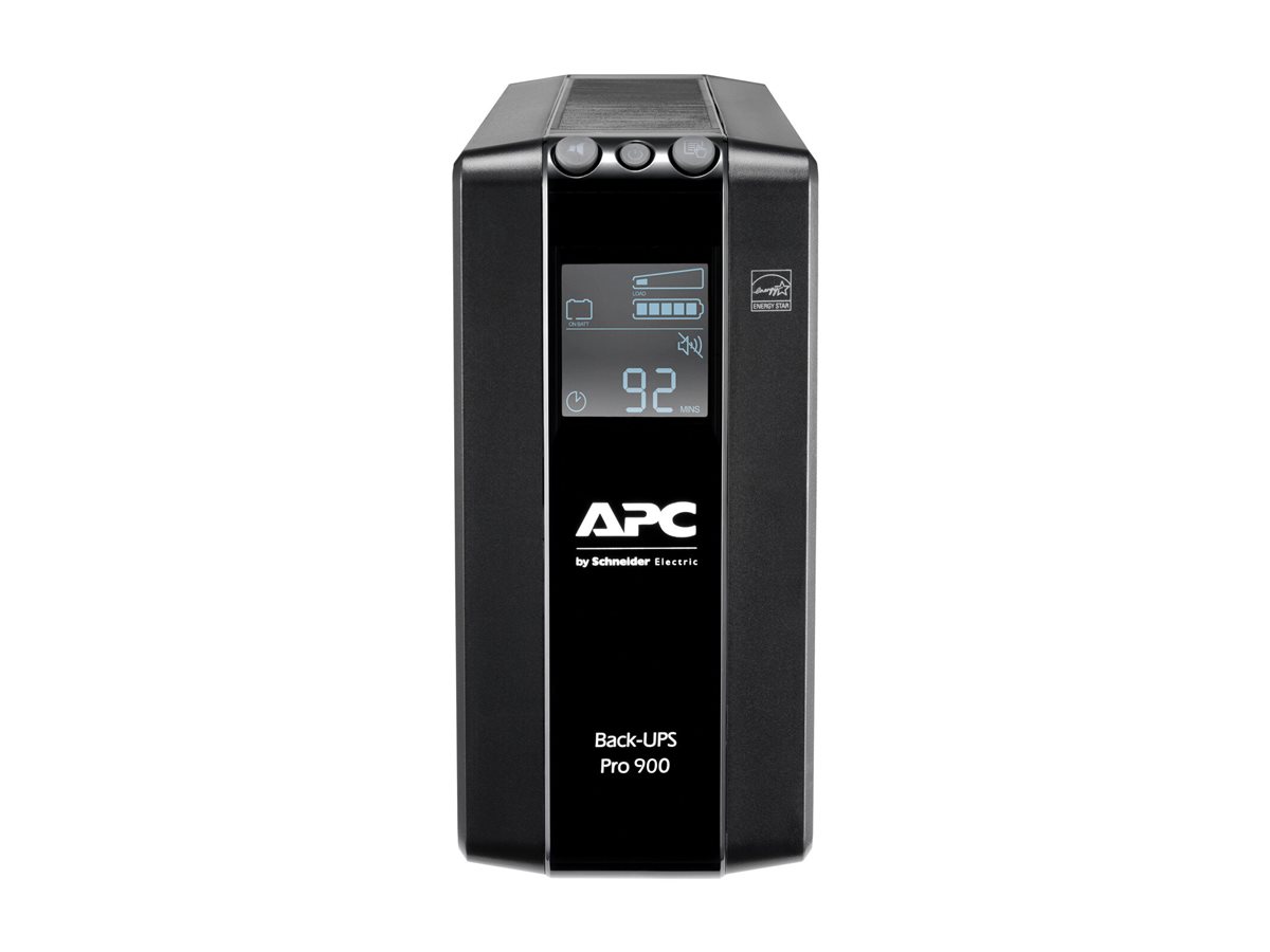 APC Back UPS Pro BR 900VA 6 Outlets AVR LCD Interface