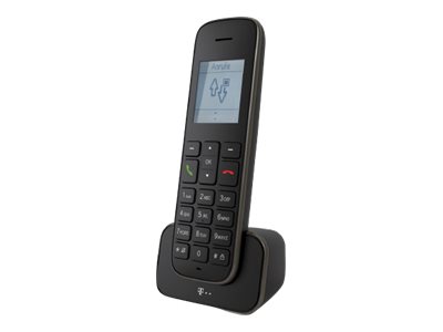 Telekom Sinus 207 Pack Mobilteil und Ladeschale schwarz