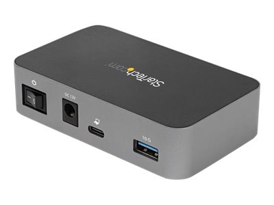 StarTech.com HB31C3A1CS 4-Port-USB-C-Hub (10 Gbit/s, 3x USB-A und 1x USB-C, 1m Hostkabel, powered, mit Netzteil) - Hub - 4 Anschlüsse