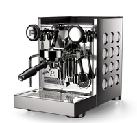 Rocket Appartamento Kompakte Siebtraeger Espressomaschine schwarz weiss Rocket Appartamento Kompakte Siebtraeger Espressomaschine schwarz weiss