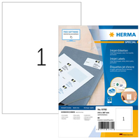 80 HERMA Etiketten weiss 210,0 x 297,0 mm 80 HERMA Etiketten weiss 210,0 x 297,0 mm