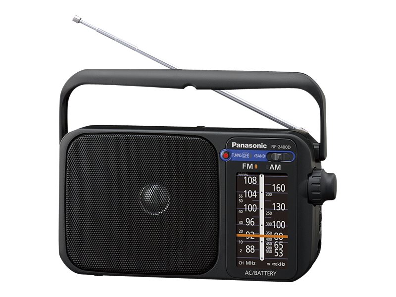 RF-2400DEG-K tragbares Radio schwarz RF-2400DEG-K tragbares Radio schwarz