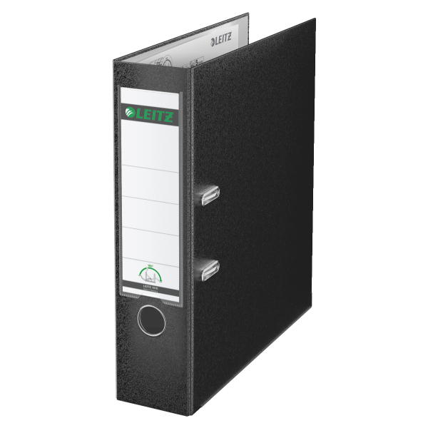 LEITZ 1010 Ordner schwarz Kunststoff 8,0 cm DIN A4, 1 St