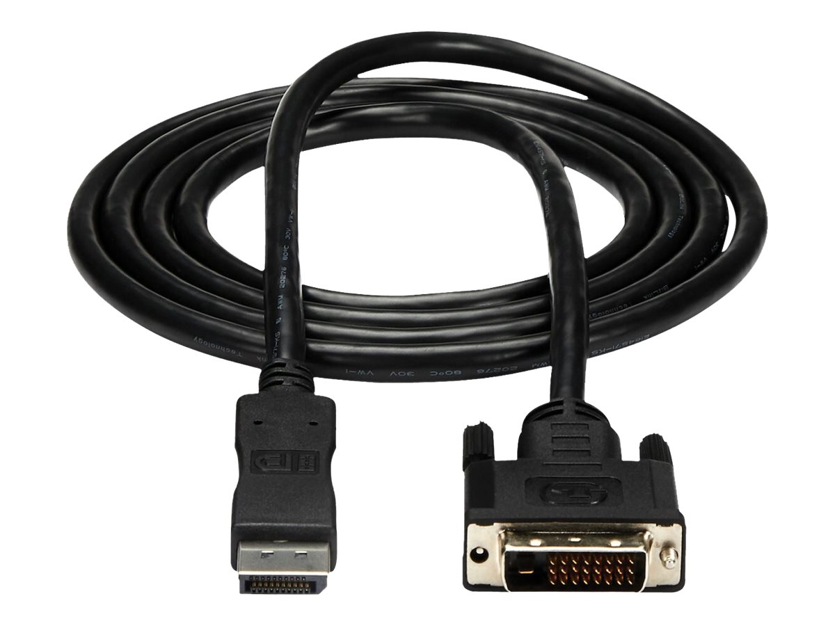 StarTech.com 1.8 m DisplayPort auf DVI Kabel - DisplayPort auf DVI Video Adapter Kabel 1080p - DisplayPort auf DVI-D Kabel Single Link - DP auf DVI Monitor Kabel - DP 1.2 auf DVI Adapter (DP2DVIMM6) - DisplayPort-Kabel - 1.8 m