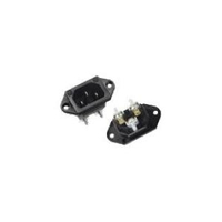 Bachmann Kaltgeräteeinbaustecker 917.170 70 Grad schwarz Bachmann Kaltgeräteeinbaustecker 917.170 70 Grad schwarz
