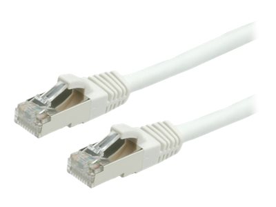 Value Patchkabel Kat.6 Class E S/FTP PiMF LSOH Weiß 0,5 m