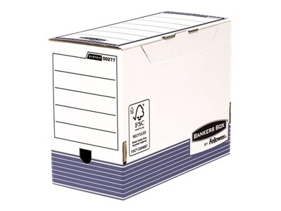 10 Bankers Box Archivboxen Bankers Box weiss/blau 15,5 x 26,5 x 32,7 cm 10 Bankers Box Archivboxen Bankers Box weiss/blau 15,5 x 26,5 x 32,7 cm