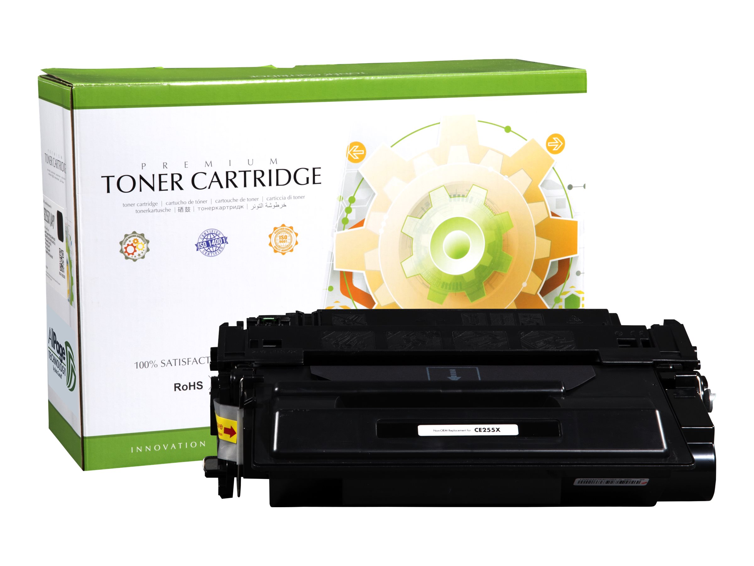 STATIC Toner cartridge compatible with HP CE255X black/Canon 3482B002 black High Capacity compatible 12.500 pages STATIC Toner cartridge compatible with HP CE255X black/Canon 3482B002 black High Capacity compatible 12.500 pages