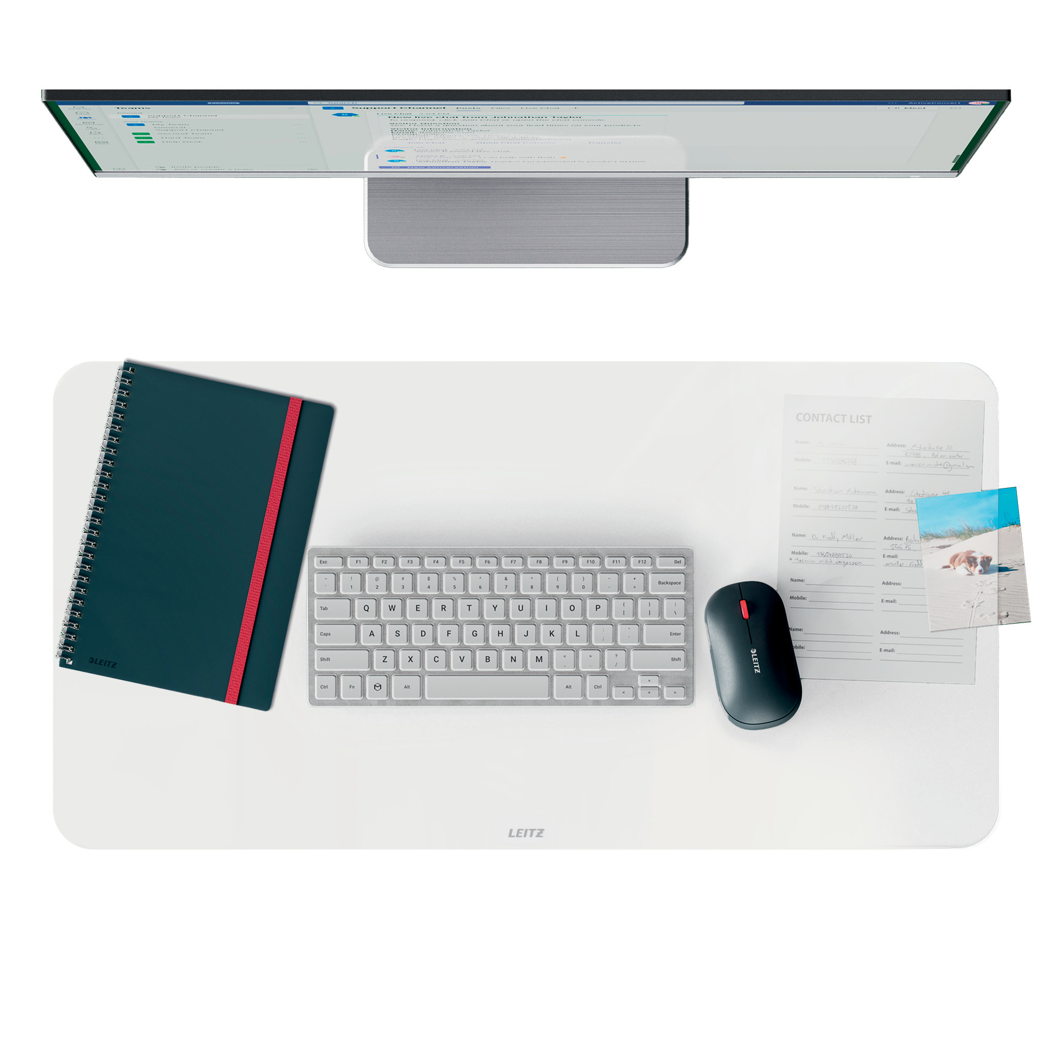 Esselte Leitz Schreibunterlage Transparent Groß 36 x 70 cm