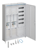 Hager Komplettschrank ZB332P25 2ZP/VT-5/APZ 1100x800x205mm 3f.