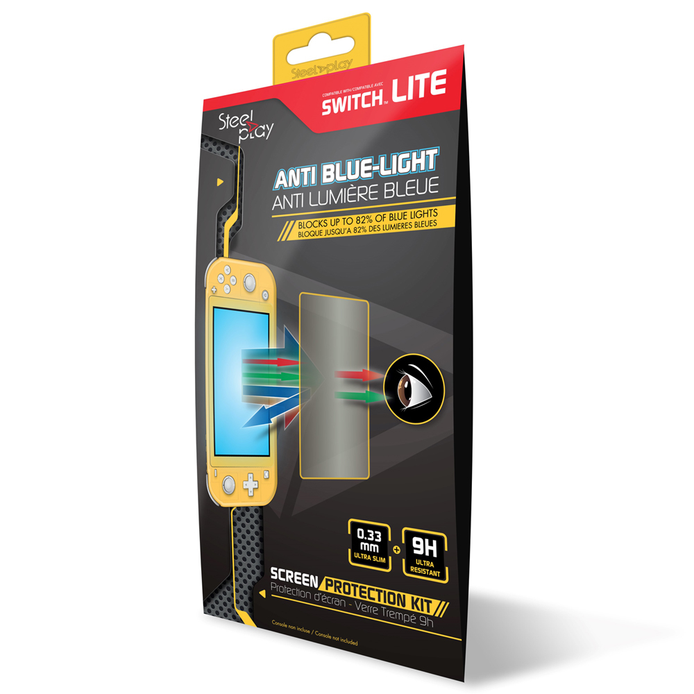 LEXIP X STEELPLAY Screen Protection Kit Anti Blue Light 9H Tempered Glas Switch Lite