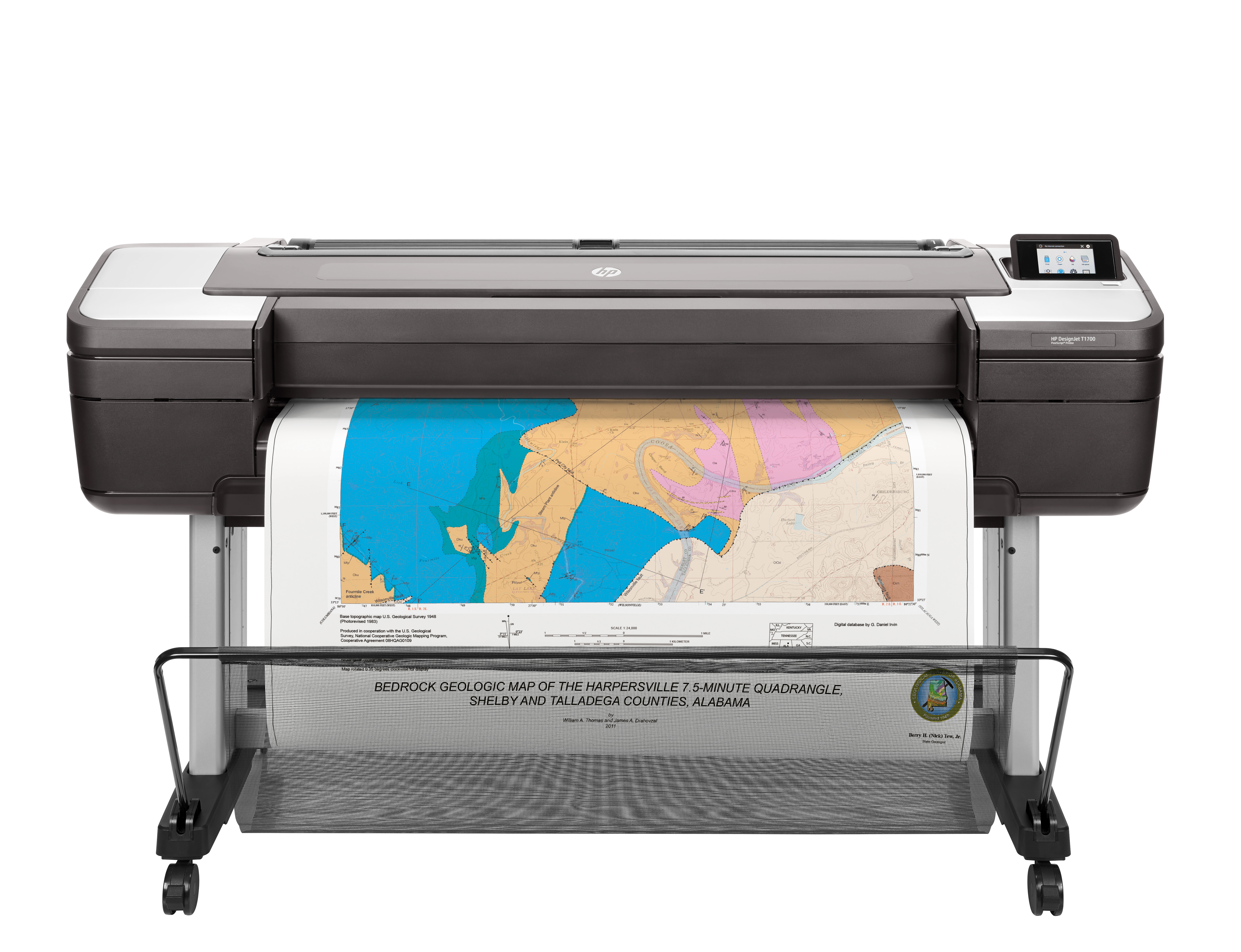 HP DesignJet T1700 44in PS Printer