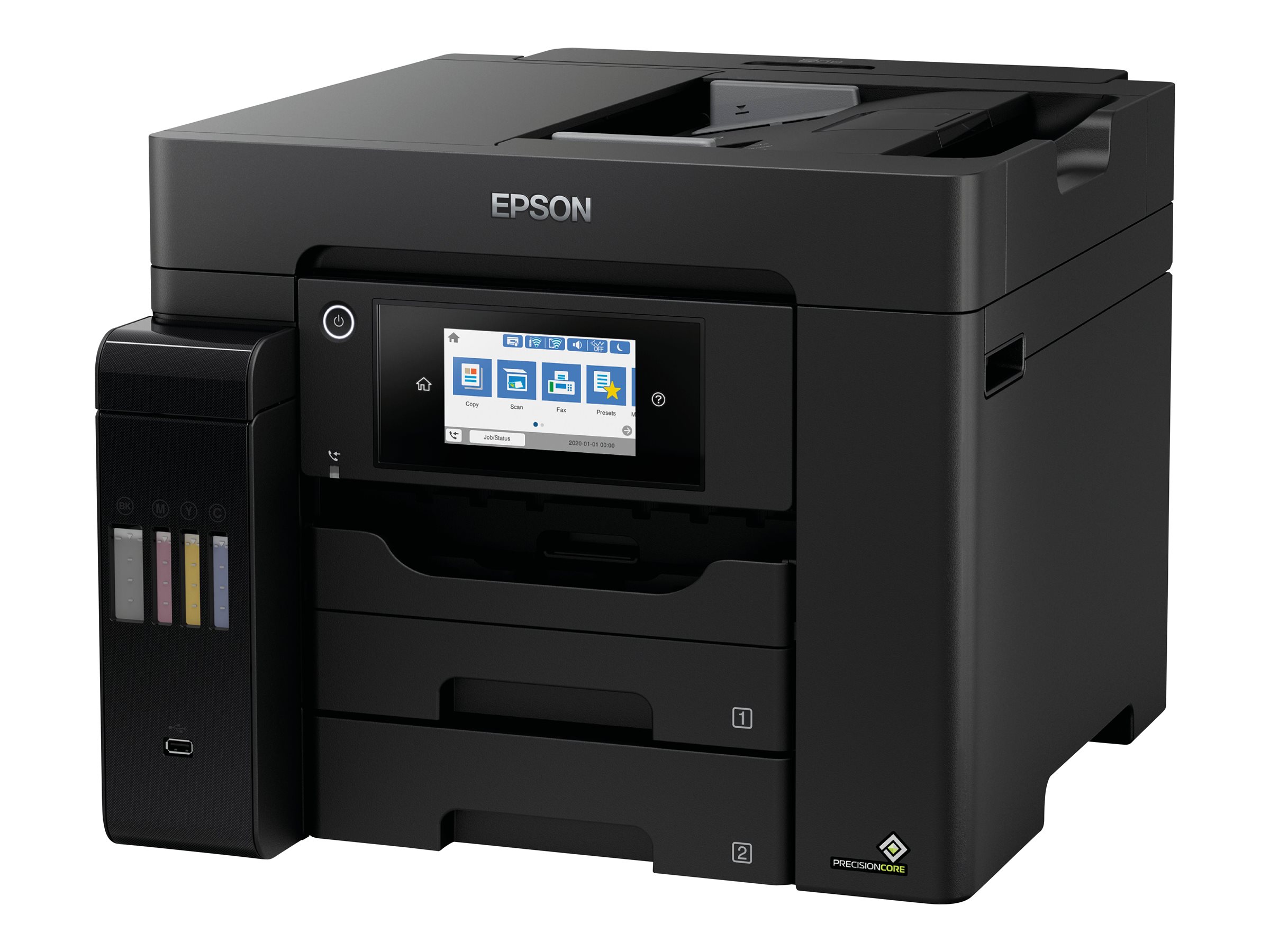 EPSON EcoTank ET-5850 4 in 1 Tintenstrahl-Multifunktionsdrucker schwarz EPSON EcoTank ET-5850 4 in 1 Tintenstrahl-Multifunktionsdrucker schwarz