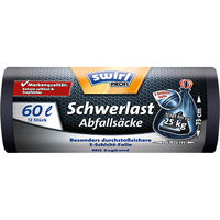 swirl® Schwerlastsaecke PROFI 1183 60,0 l schwarz, 12 St. swirl® Schwerlastsaecke PROFI 1183 60,0 l schwarz, 12 St.