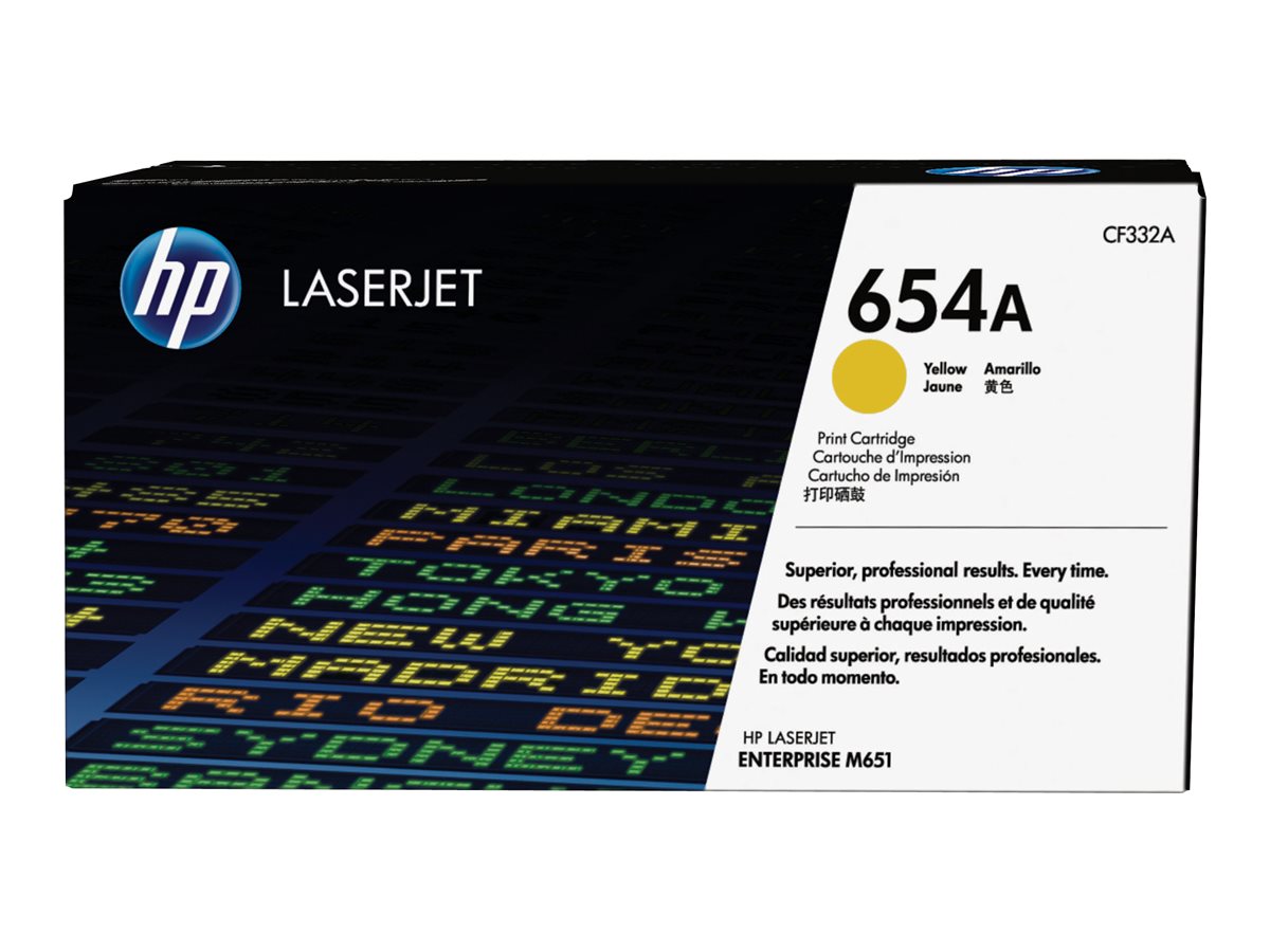 HP 654A (CF332A) gelb Tonerkartusche HP 654A (CF332A) gelb Tonerkartusche