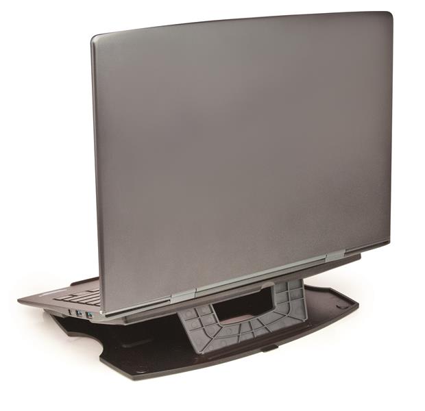 STARTECHCOM Portable Laptop Stand Adjustable Laptop Stand Ergonomic Laptop Desk Stand Laptop Riser for Desk
