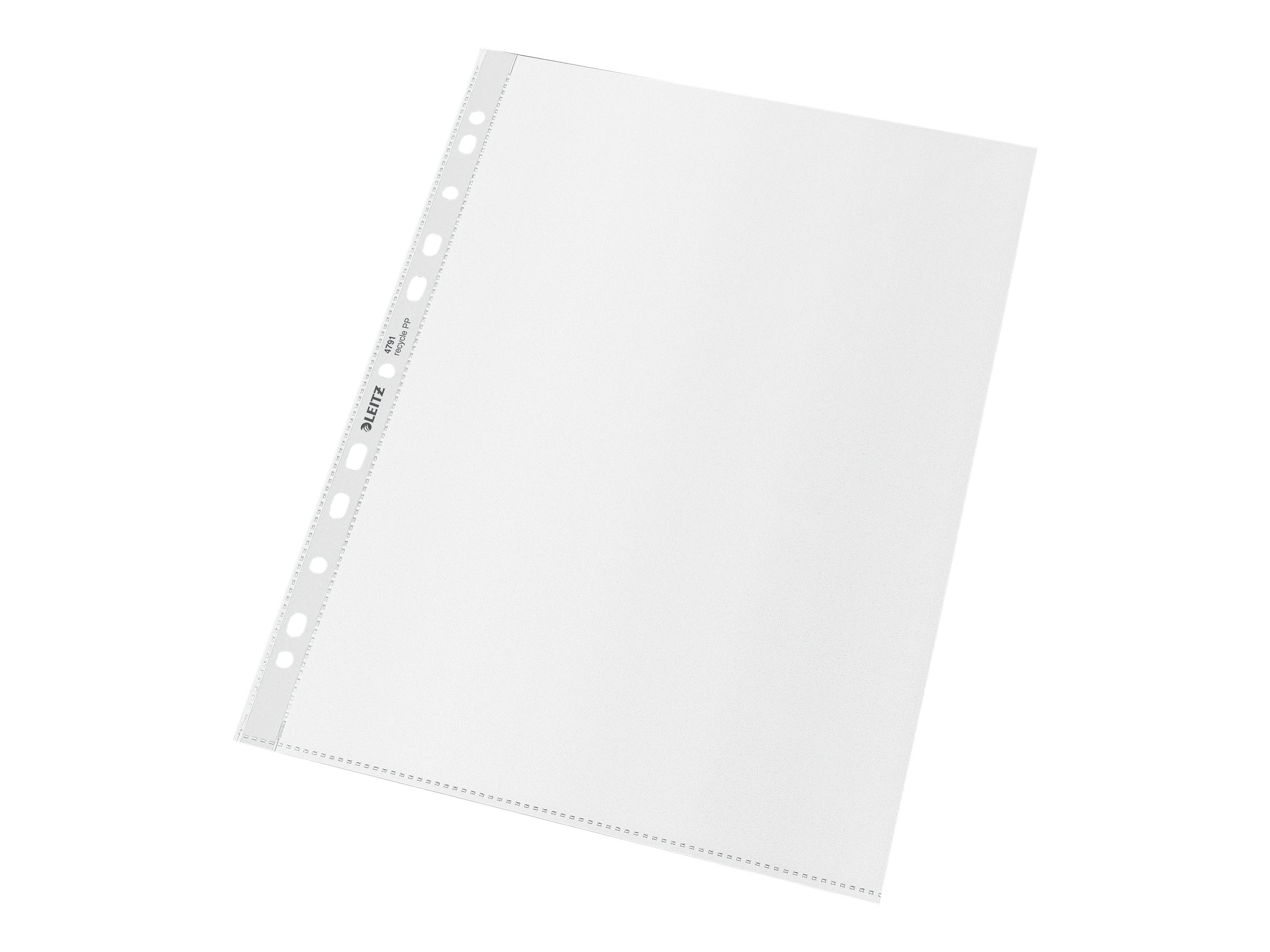 100 LEITZ Prospekthuellen recycle 4791 DIN A4 transparent genarbt 0,10 mm 100 LEITZ Prospekthuellen recycle 4791 DIN A4 transparent genarbt 0,10 mm