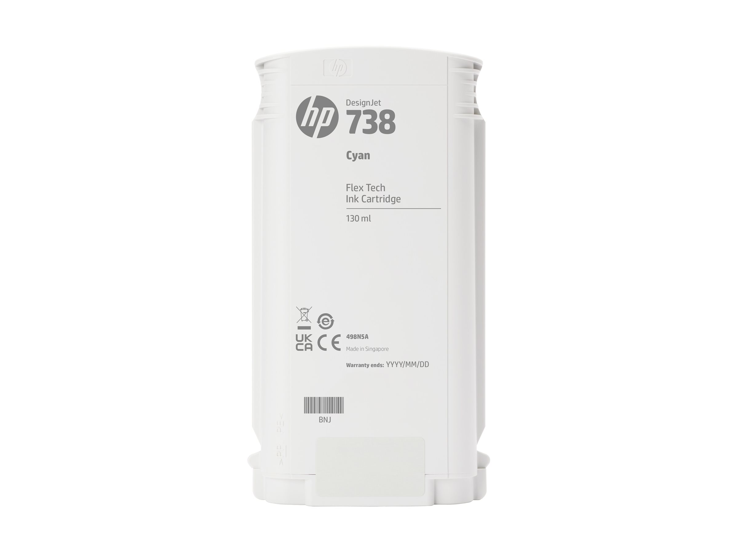 HP 738 498N5A cyan Druckerpatrone