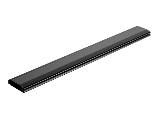 HAGOR HA Cablecover Click 50 Black Aluminium Kabelkanal mit Klappdeckel - zur Wandmontage - 500mm Laenge 60mm Breite 20mm Hoehe
