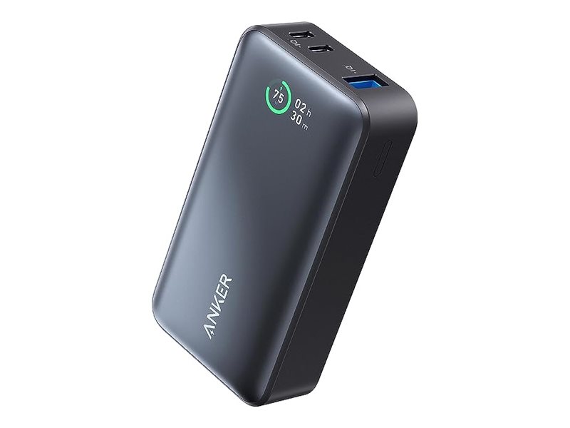 ANKER 533 PowerBank 10.000mAh PowerCore 30W PD 1x USB-A 2x USB-C black