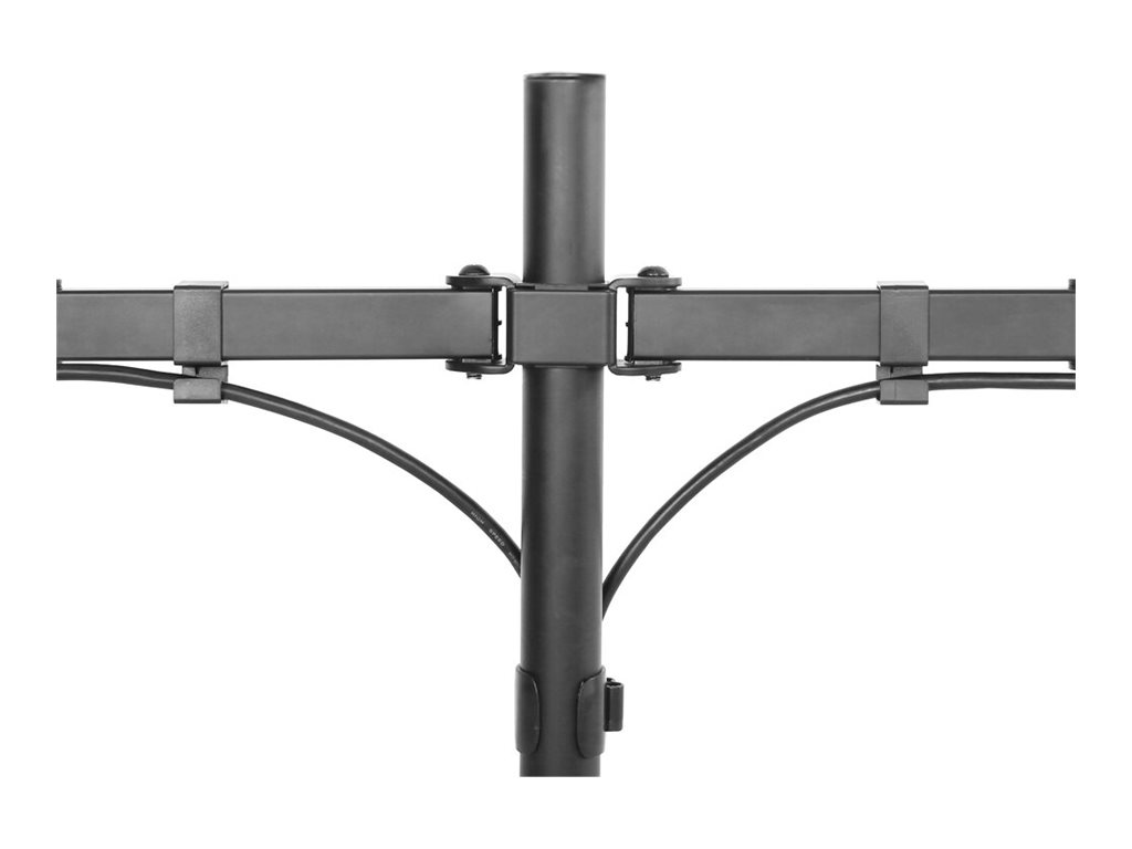 NEOMOUNTS D550DDBLACK Monitor Dual-Deskstand 25,4-81,28cm 10-32Zoll 2x8kg Volle Bewegung Neigen Schwenken Pivo Tischstaend NEOMOUNTS D550DDBLACK Monitor Dual-Deskstand 25,4-81,28cm 10-32Zoll 2x8kg Volle Bewegung Neigen Schwenken Pivo Tischstaend