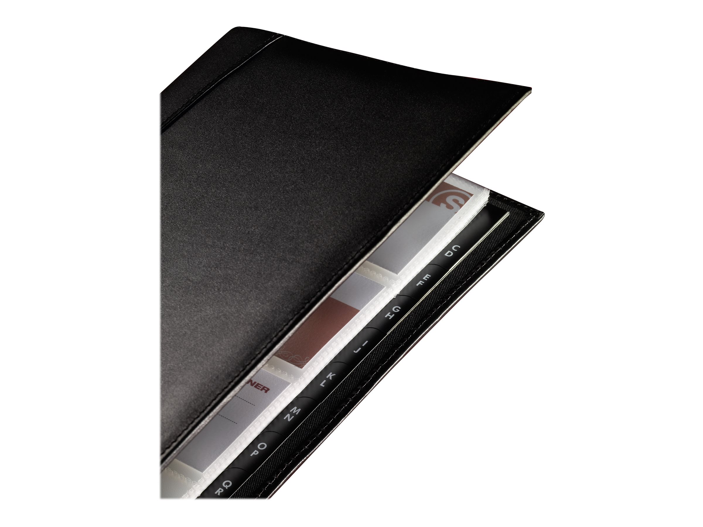 SIGEL Visitenkarten-Ringbuch Torino schwarz