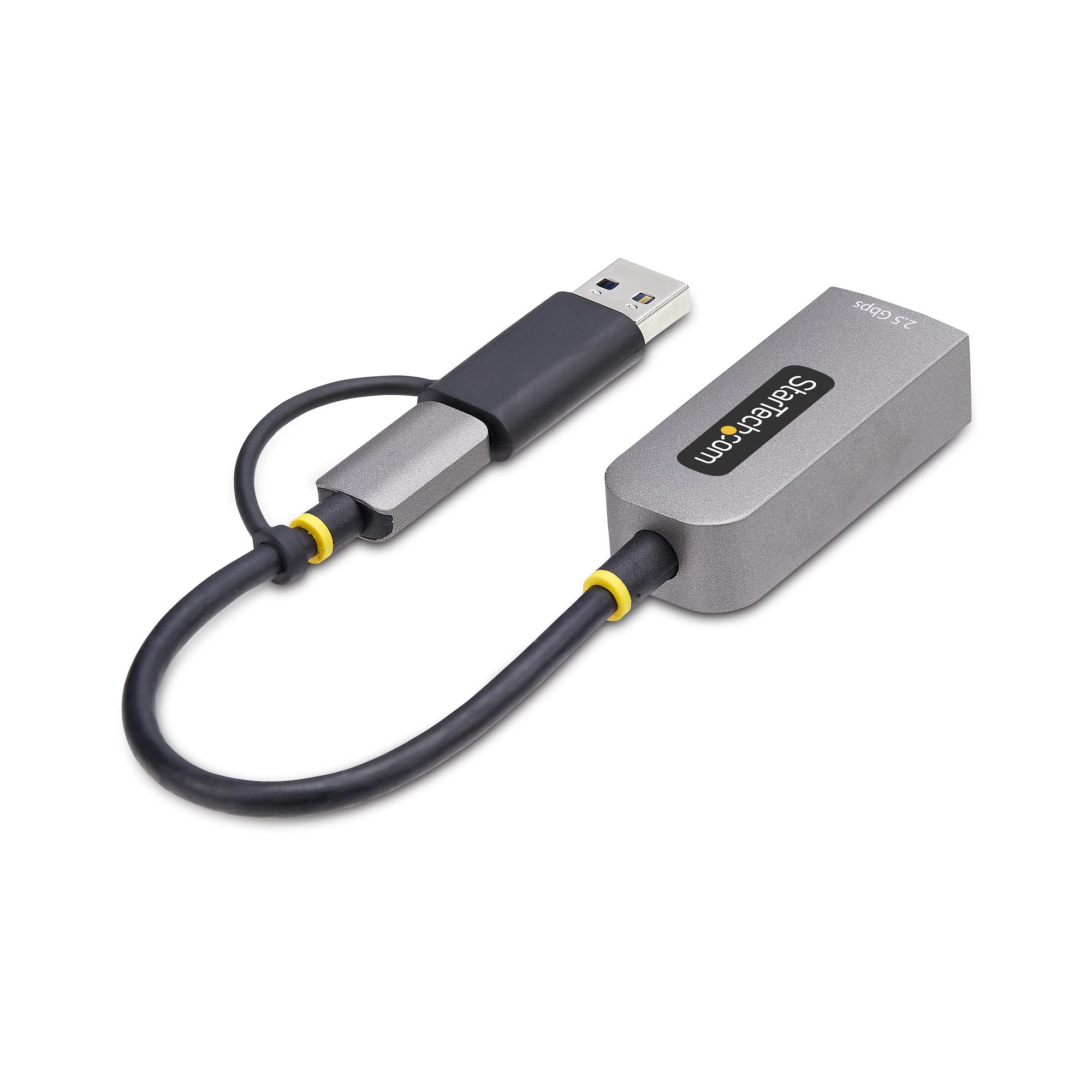 STARTECHCOM 25GbE USB C Ethernet Adapter mit USBA Adapter USBC LANRJ45 Netzwerkadapter USB 30 TypC 25Gb Netzwerk