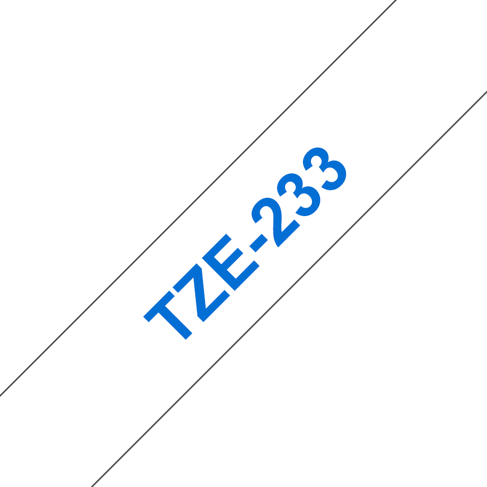 TZE233 BROTHER PT Schriftband 12mm weiss