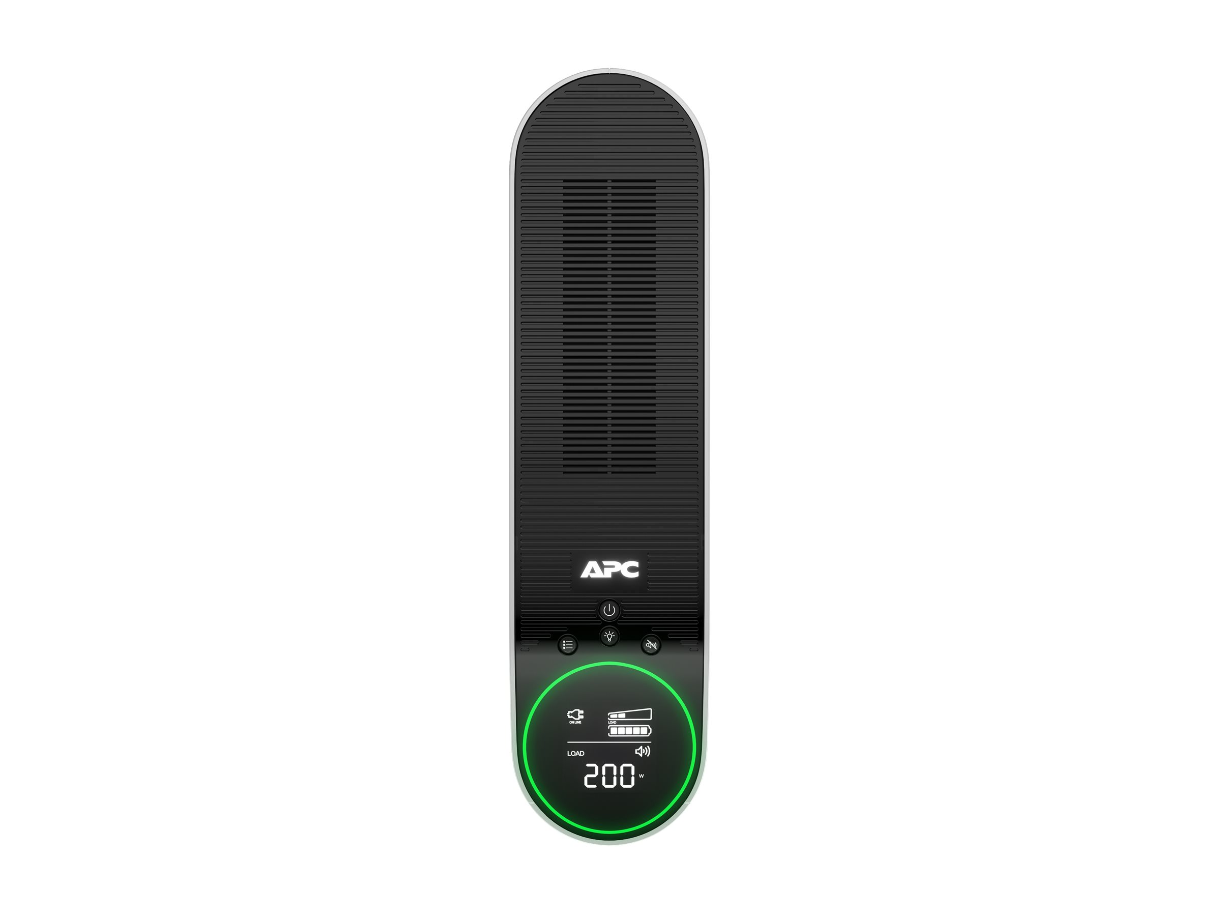 APC BackUPS Pro 2200VA1320W Tower 230V 4x Schuko und 2x IEC C13Ausgänge RGBBeleuchtung reine Sinuswelle Arctic Weiss