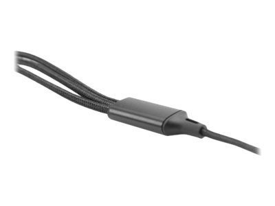 ASSMANN USB Ladekabel USB A - Lightning+micro B+Type-C 1m 3in1 cable cotton CE bl