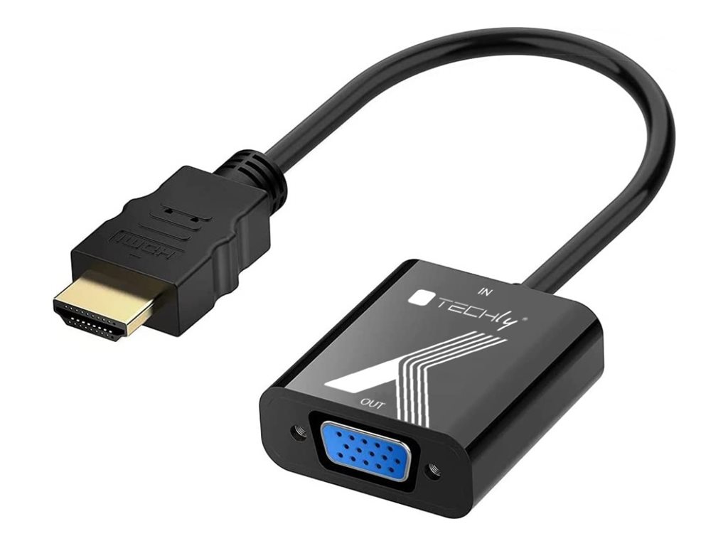 TECHLY HDMI/VGA Konverter 0,1m TECHLY HDMI/VGA Konverter 0,1m